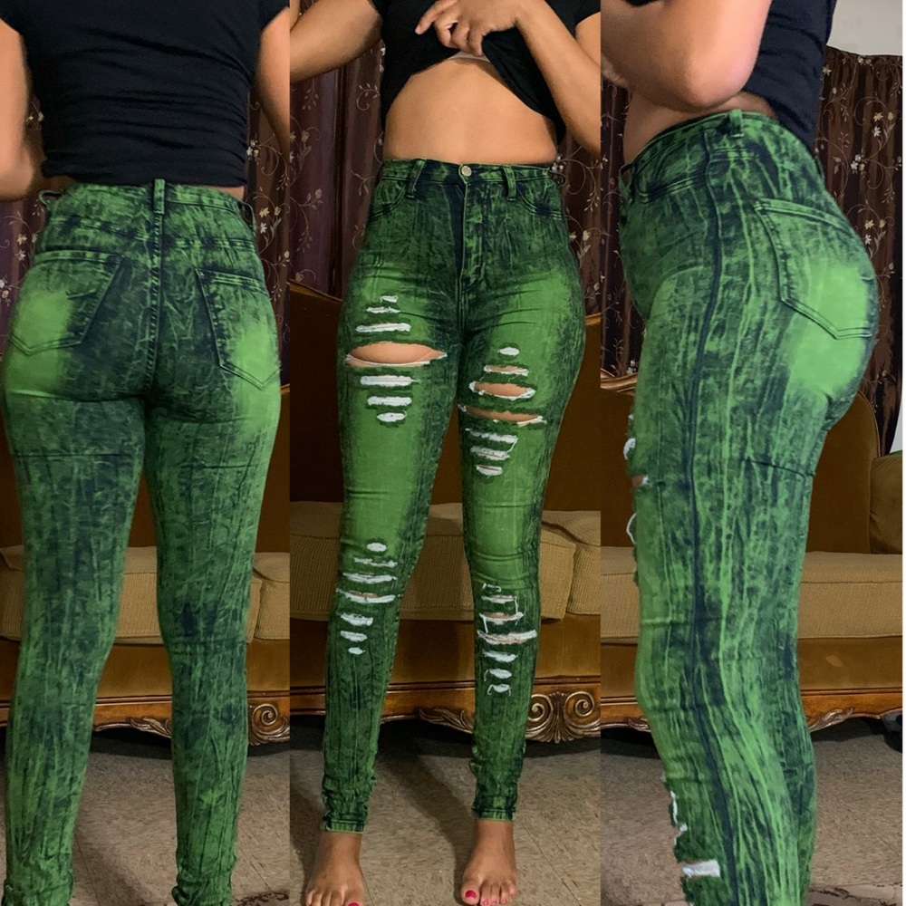 High waist jeans